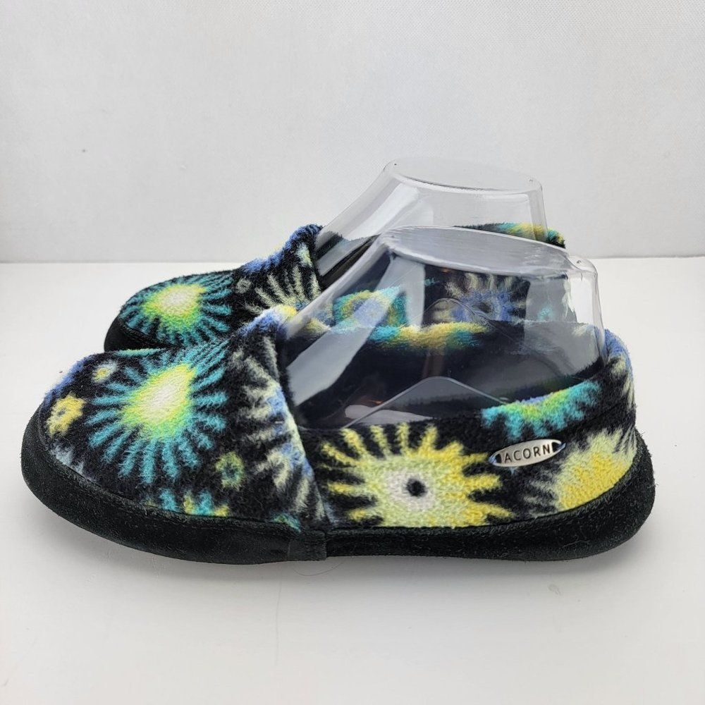 Acorn Womens Size 5-6 Multicolor Tex Polar Southwestern Slippers